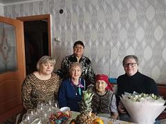 Поздравили ветерана Великой Отечественной войны с 101-летием